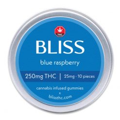 BLISS – Infused Gummies (BLUE RASPBERRY – 250MG)