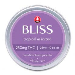 BLISS – Infused Gummies (TROPICAL ASSORTED – 250MG)