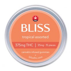BLISS – Infused Gummies (TROPICAL ASSORTED – 375MG)