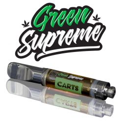 Green Supreme Vape Cartridge (Distillate – Various Flavours)